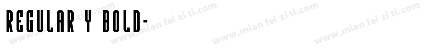Regular y bold字体转换
